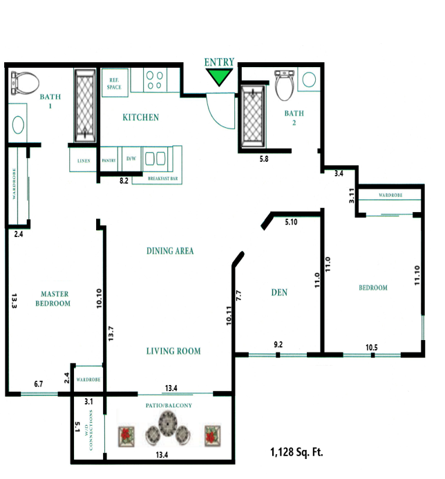 661 N Rose Dr Studio-2 Beds Apartment for Rent - Photo Gallery 66